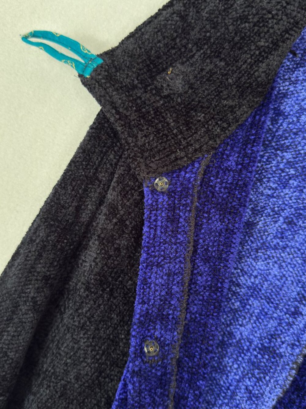 Vtg Anne & Bill Howson Art to Wear Handwoven Chenille Sweater Jacket Blazer Sz M - Picture 7 of 14